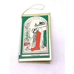Vintage Christmas Time of Giving Ornament book
